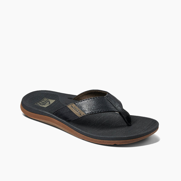 Reef Men's Flip Flops Reef Santa Ana Black