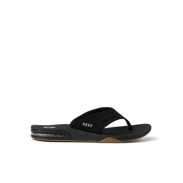 reef Men's Footwear Fanning Black/Silver