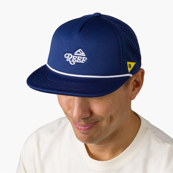 reef Men's Hats & Beanies Blackball Hat Crown Blue