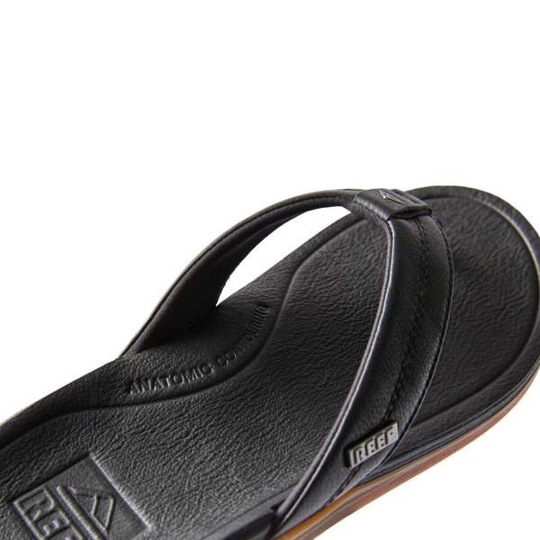 Reef Men's Leather Sandals Leather Offshore Black
