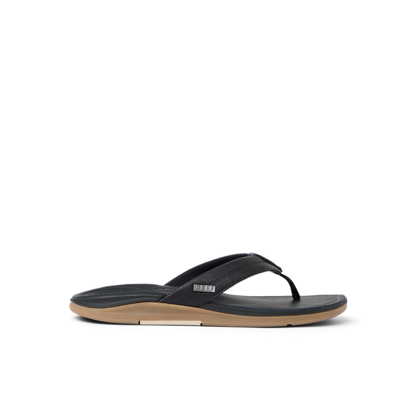 reef Men's Leather Sandals Leather Offshore Black