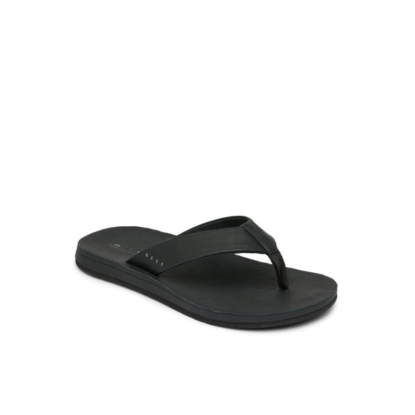 Reef Men's Leather Sandals Ojai Classic Black
