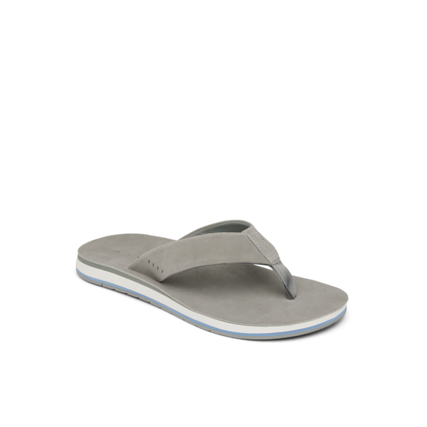 Reef Men's Leather Sandals Ojai Classic Grey Suede