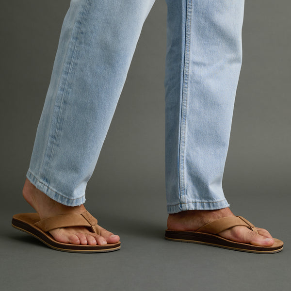 Reef Men's Leather Sandals Ojai Classic Sand