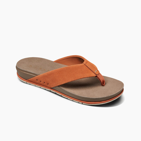 Reef Men's Leather Sandals Ojai Rust