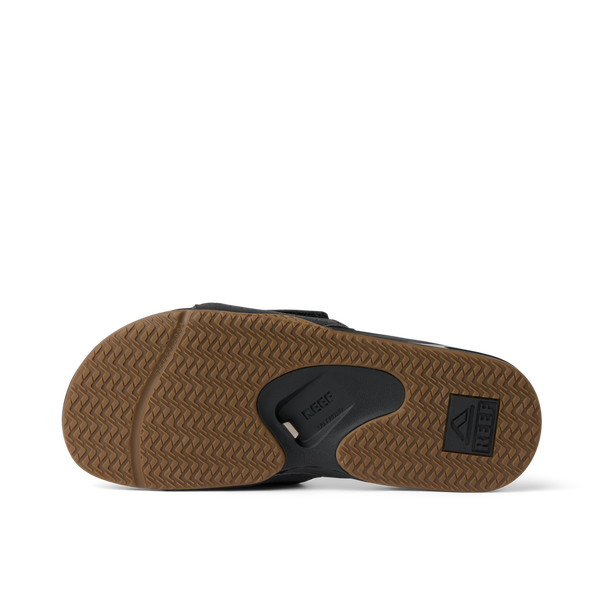 Reef Men's Sandals Fanning Slide Black/Silver