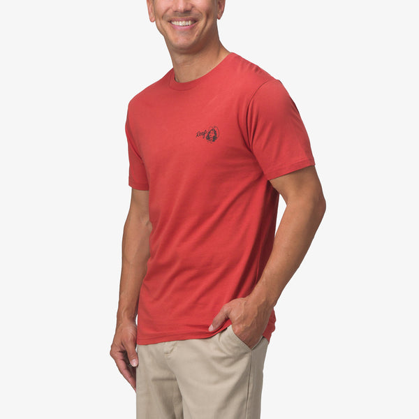 Reef Men's Shirts And Tees Cowmaid Tee Cinnabar