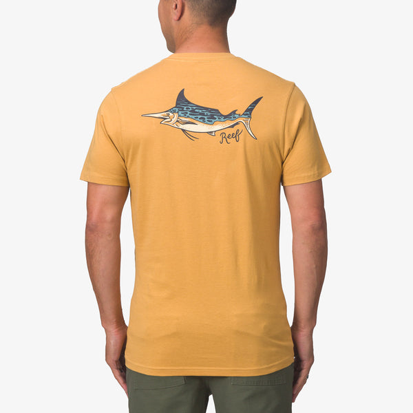 Reef Men's Shirts And Tees Jacob Tee Honey Mustard