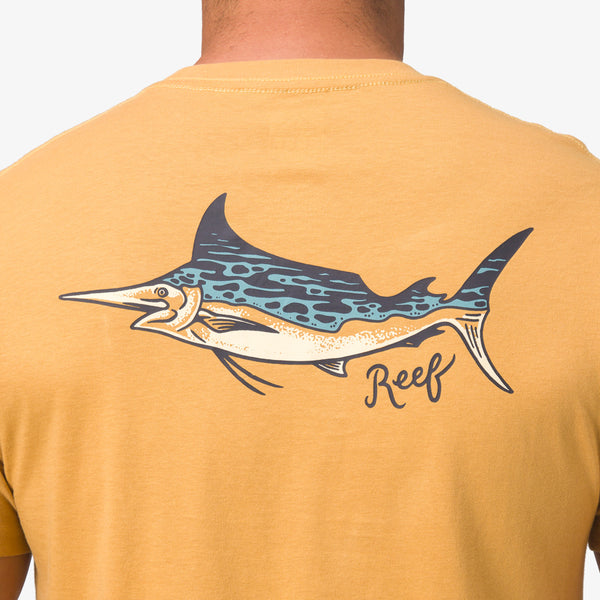 Reef Men's Shirts And Tees Jacob Tee Honey Mustard