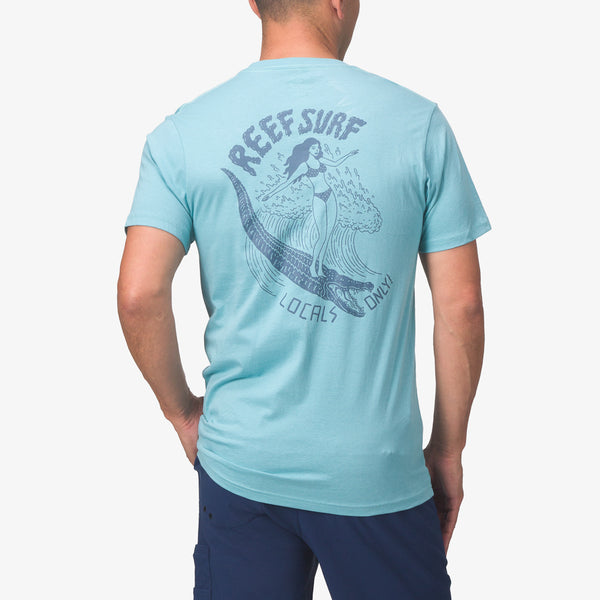 Reef Men's Shirts And Tees La Loca Tee Reef Waters