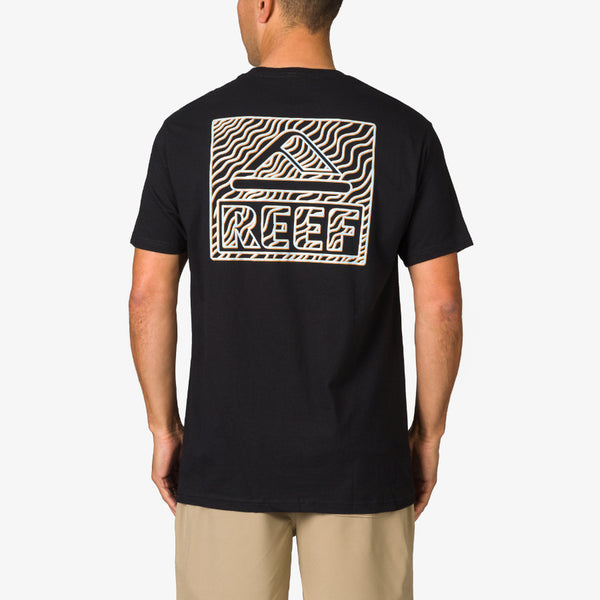 Reef Men's Shirts And Tees Strings Tee Black