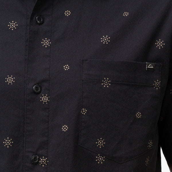 Reef Men's Shirts And Tees Topaz Shirt Caviar