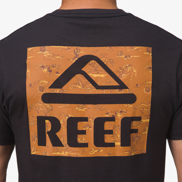 Reef Men's Shirts And Tees Wayne Tee Caviar