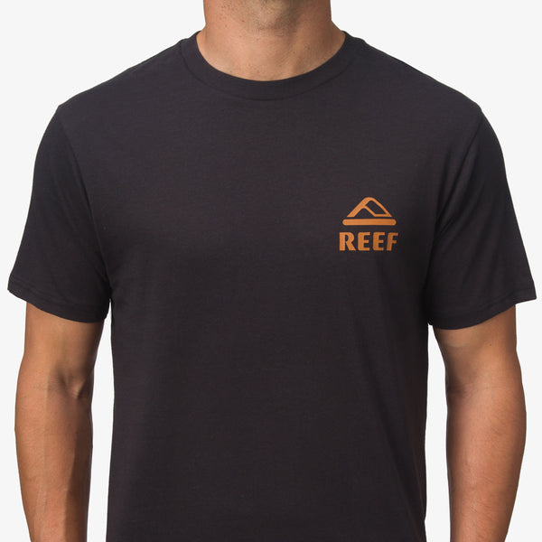 Reef Men's Shirts And Tees Wayne Tee Caviar