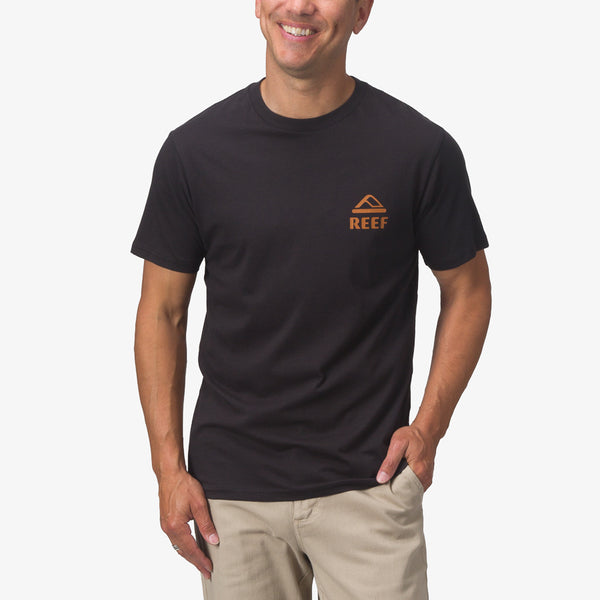 reef Men's Shirts and Tees Wayne Tee Caviar