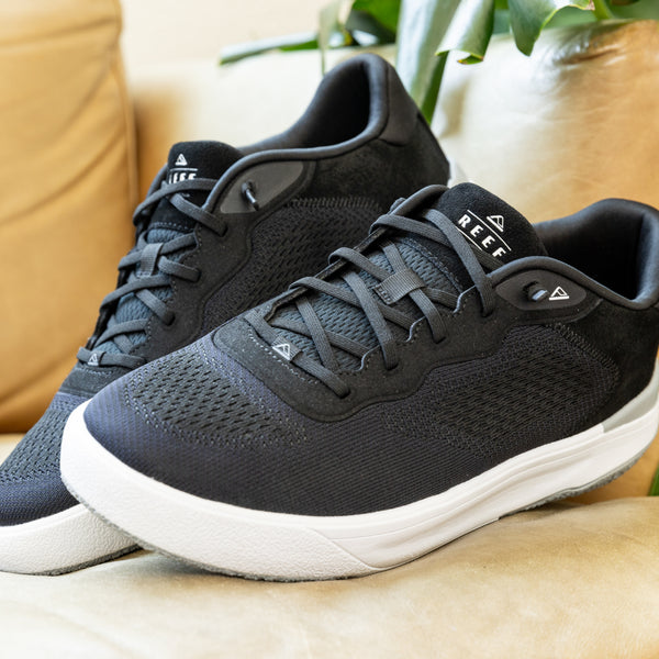 Reef Men's Shoes Shoreline Del Mar Black/White