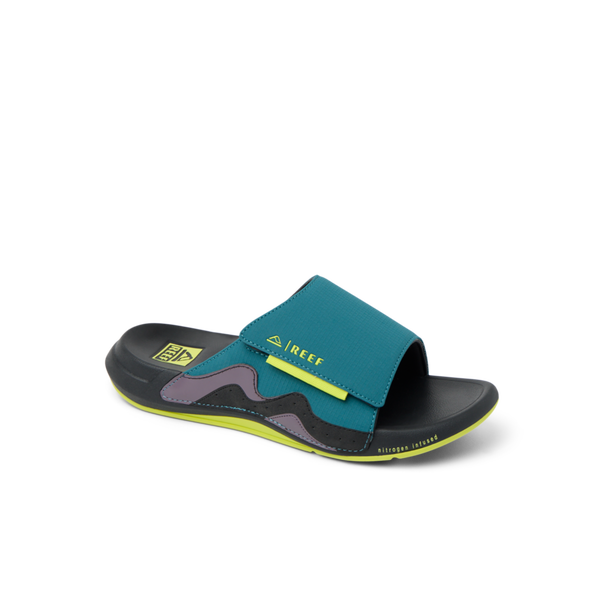 Reef Men's Slides Cruiser Slide Ocean/Lime/Purple