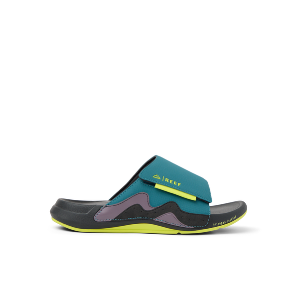 reef Men's Slides Cruiser Slide Ocean/Lime/Purple