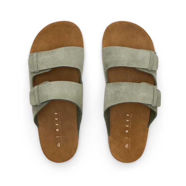 Reef Men's Slides Ojai Two Bar Faded Olive
