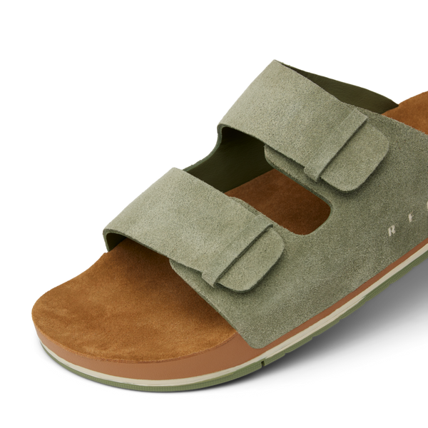 Reef Men's Slides Ojai Two Bar Faded Olive