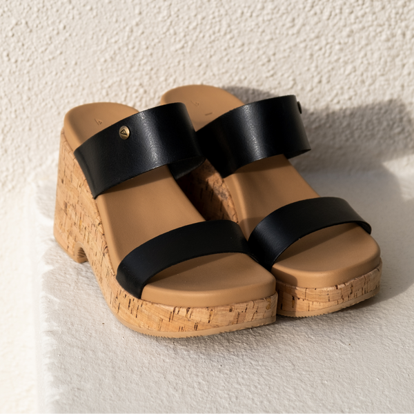 Reef Platform Styles Sunset Ibiza Black/Tan