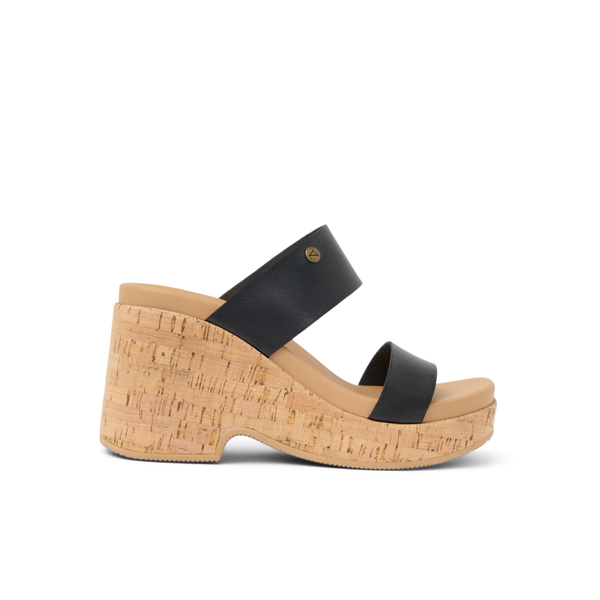 reef Platform Styles Sunset Ibiza Black/Tan