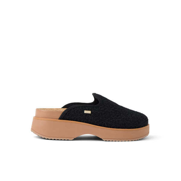 reef Women's Clogs and Mules Vista Skye Black Lace