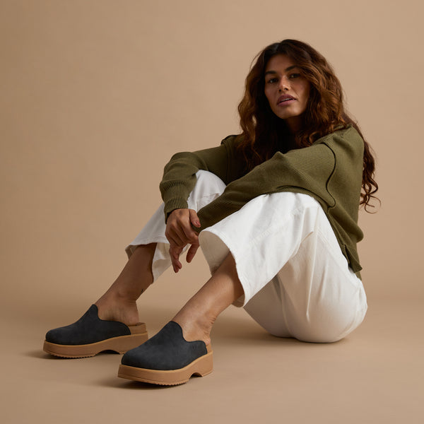 Reef Women's Clogs And Mules Vista Skye Charcoal