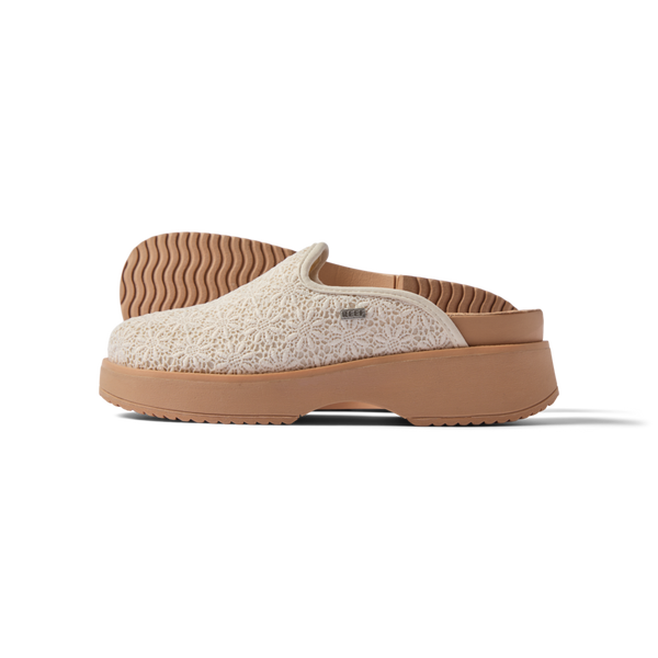 Reef Women's Clogs And Mules Vista Skye White Lace