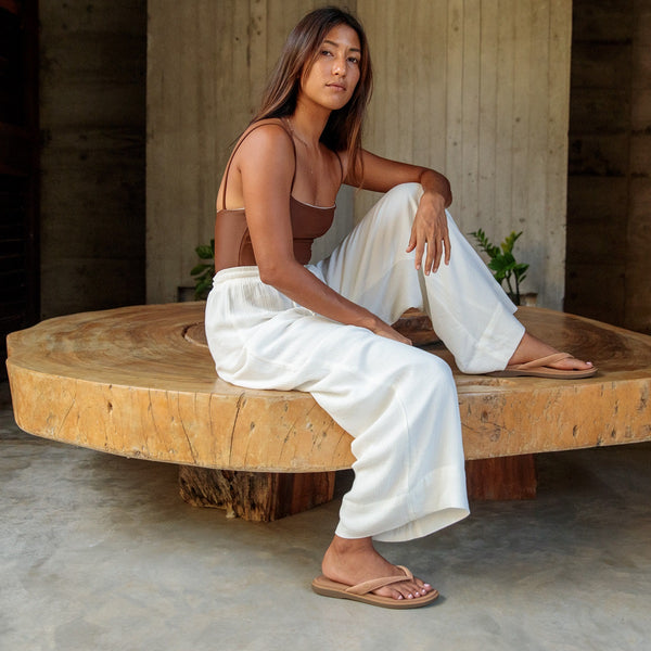 Reef Women's Flip-Flops Lofty Lux Natural