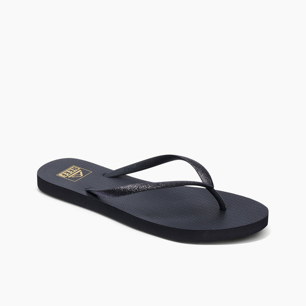 Reef Women's Flip-Flops Reef Seaside Black Glitter