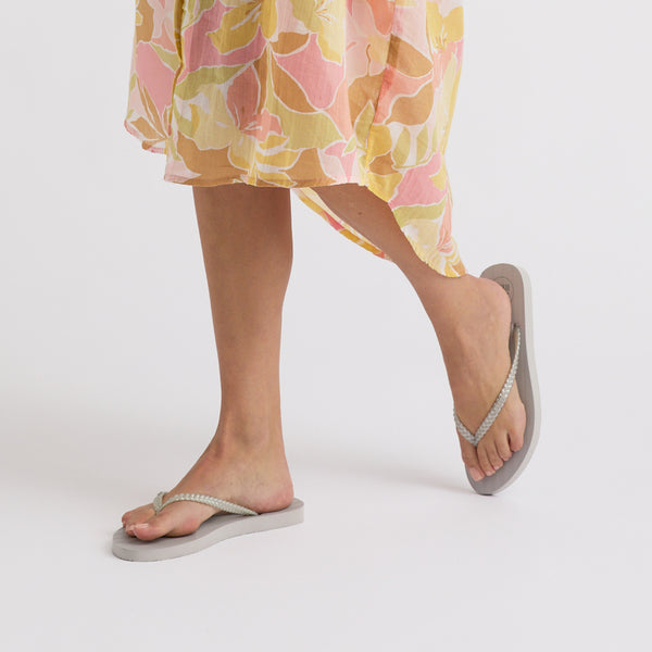 Reef Women's Flip-Flops Seaside Twist Silver