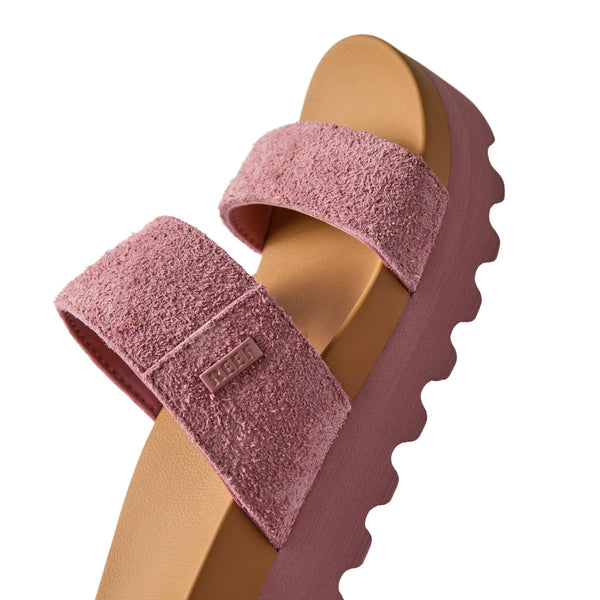 Reef Women's Sandals Cushion Vista Hi Rose Suede