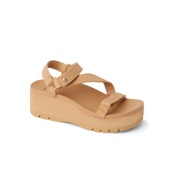 Reef Women's Sandals Vista Higher Luna Tan Suede