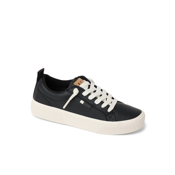 Reef Women's Shoes Lay Day Dawn Black Leather