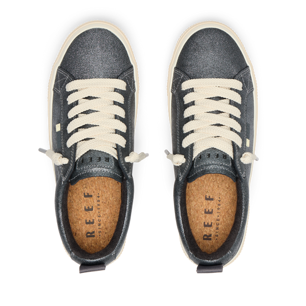 Reef Women's Shoes Lay Day Dawn Black Sparkle