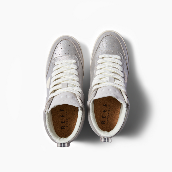 Reef Women's Shoes Lay Day Hi Silver