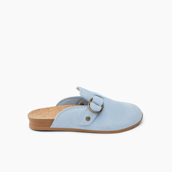 reef Women's Shoes Vista Serenity Dusty Blue Suede