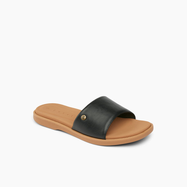 Reef Women's Slides Sunny Arrianah Black/Tan