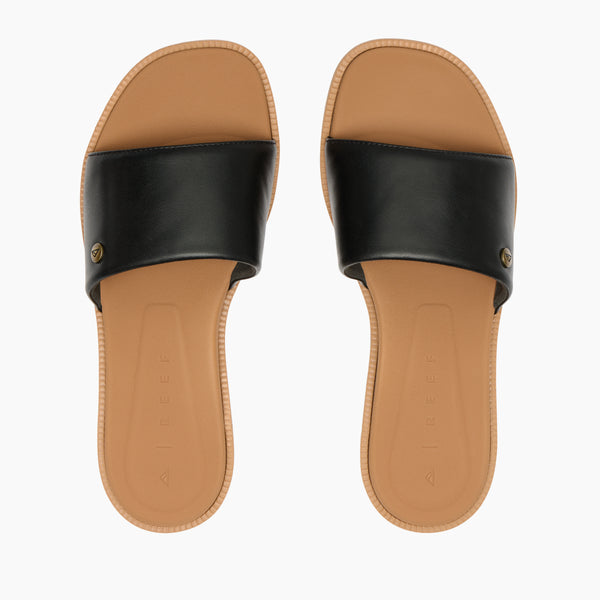 Reef Women's Slides Sunny Arrianah Black/Tan