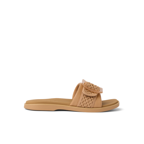 reef Women's Slides Sunny Emma Natural Textile