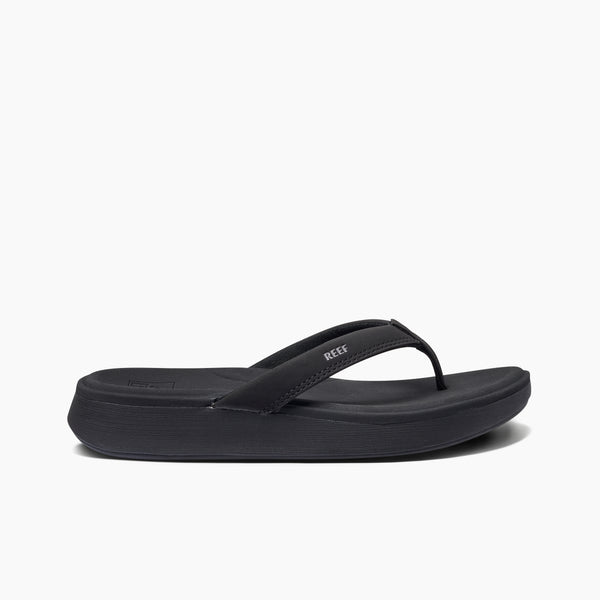 reef Women's Slip-On Sandals Cushion Cloud Black