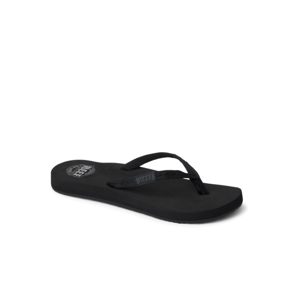 Reef Women's Slip-On Sandals Ginger Black/Black