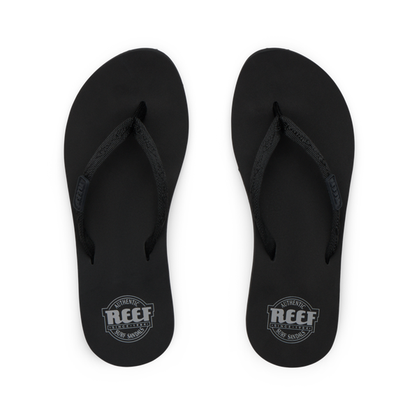 Reef Women's Slip-On Sandals Ginger Black/Black