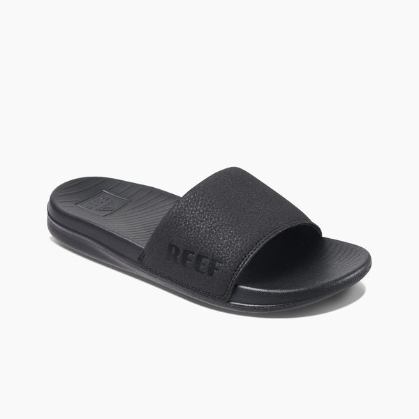 Reef Women's Slip-On Sandals Reef One Slide Black
