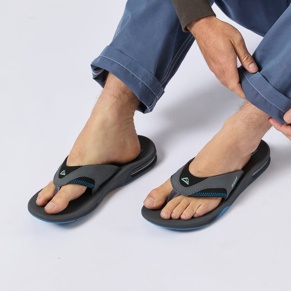 Reef Vacation Mode: Activated Fanning Gunmetal/Ocean