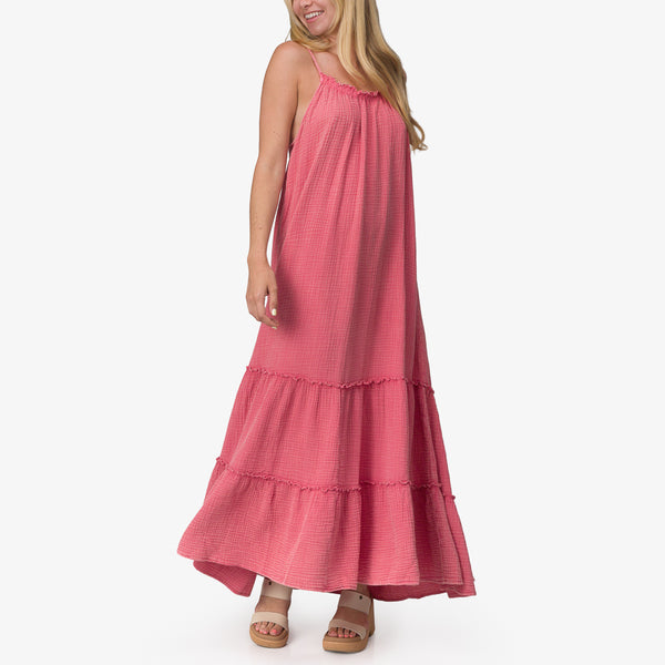 Reef Vacation Mode: Activated Lainey Maxi Dress Mauvewood