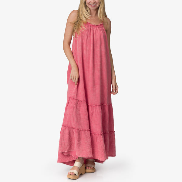 reef Vacation Mode: Activated Lainey Maxi Dress Mauvewood