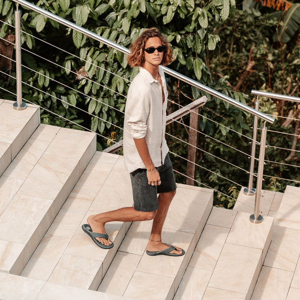 Reef Vacation Mode: Activated Offshore Grey/Black/Tan