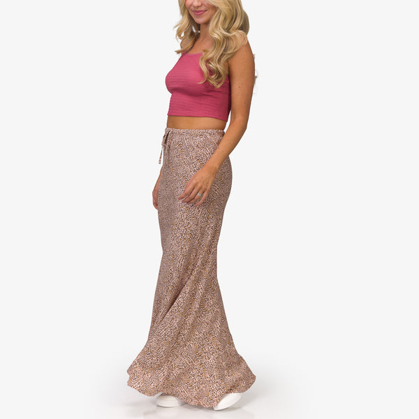 Reef Vacation Mode: Activated Sandy Maxi Skirt Camo Rose Animal